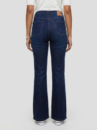 Women Elissa Jeans Boot Cut Fit Dark Blue High Rise