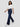 Women Elissa Jeans Boot Cut Fit Dark Blue High Rise
