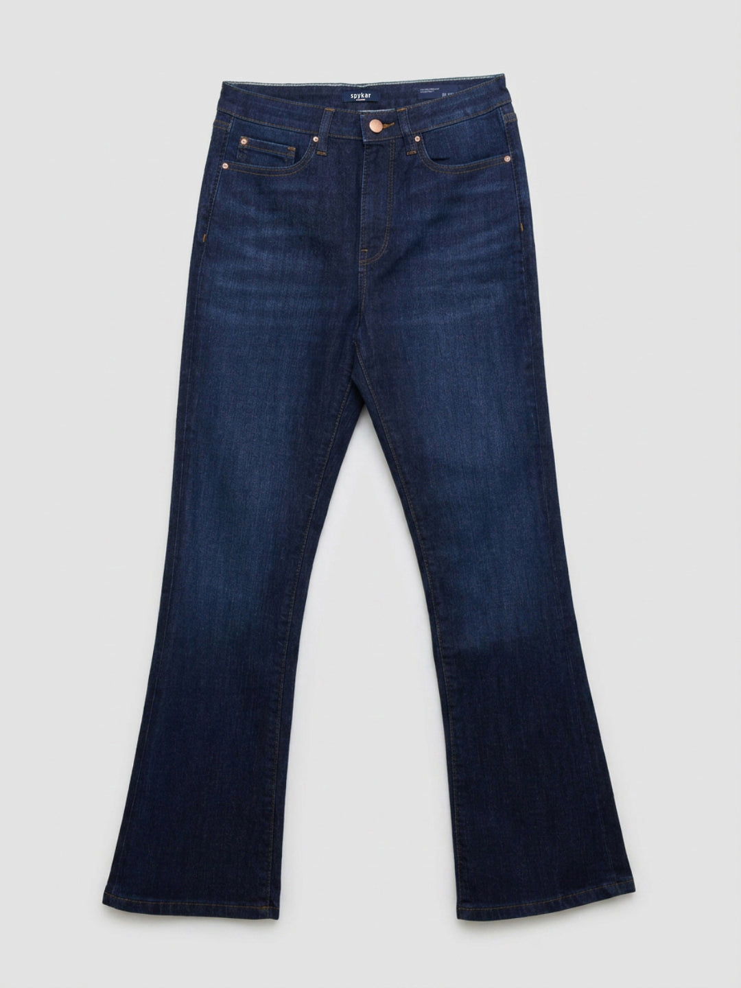 Women Elissa Jeans Boot Cut Fit Dark Blue High Rise