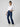 Women Elissa Jeans Boot Cut Fit Dark Blue High Rise