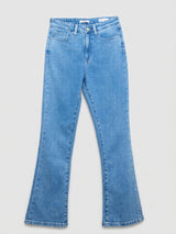 Women Elissa Jeans Boot Cut Fit Light Blue High Rise