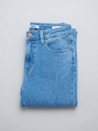Women Elissa Jeans Boot Cut Fit Light Blue High Rise