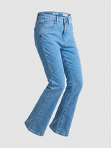 Women Elissa Jeans Boot Cut Fit Light Blue High Rise