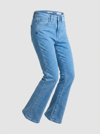 Women Elissa Jeans Boot Cut Fit Light Blue High Rise