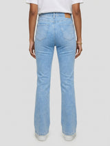 Women Elissa Jeans Boot Cut Fit Light Blue High Rise