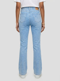 Women Elissa Jeans Boot Cut Fit Light Blue High Rise