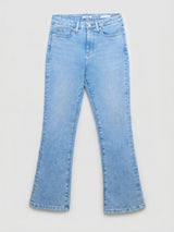 Women Elissa Jeans Boot Cut Fit Light Blue High Rise