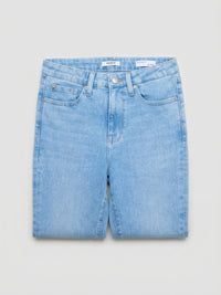 Women Elissa Jeans Boot Cut Fit Light Blue High Rise