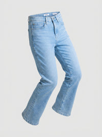 Women Elissa Jeans Boot Cut Fit Light Blue High Rise