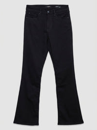 Women Elissa Jeans Boot Cut Fit Jet Black High Rise
