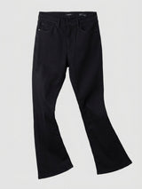 Women Elissa Jeans Boot Cut Fit Jet Black High Rise