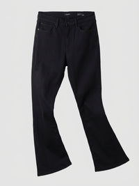 Women Elissa Jeans Boot Cut Fit Jet Black High Rise