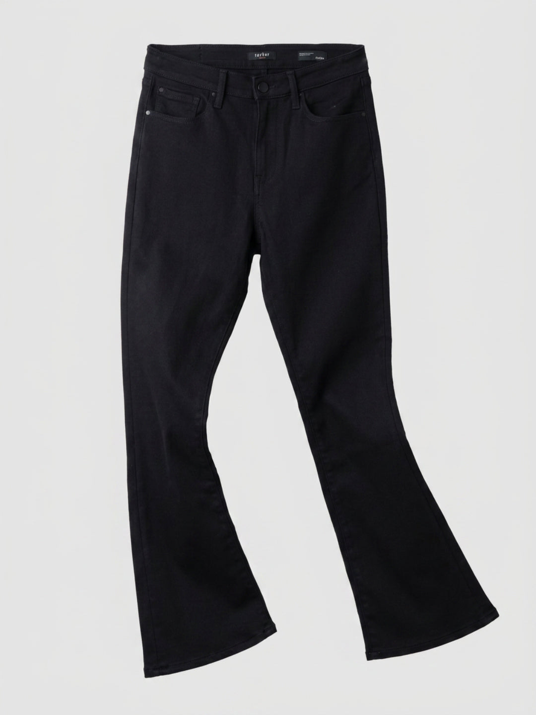 Women Elissa Jeans Boot Cut Fit Jet Black High Rise