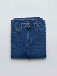 Women Elissa Jeans Boot Cut Fit Dark Blue High Rise