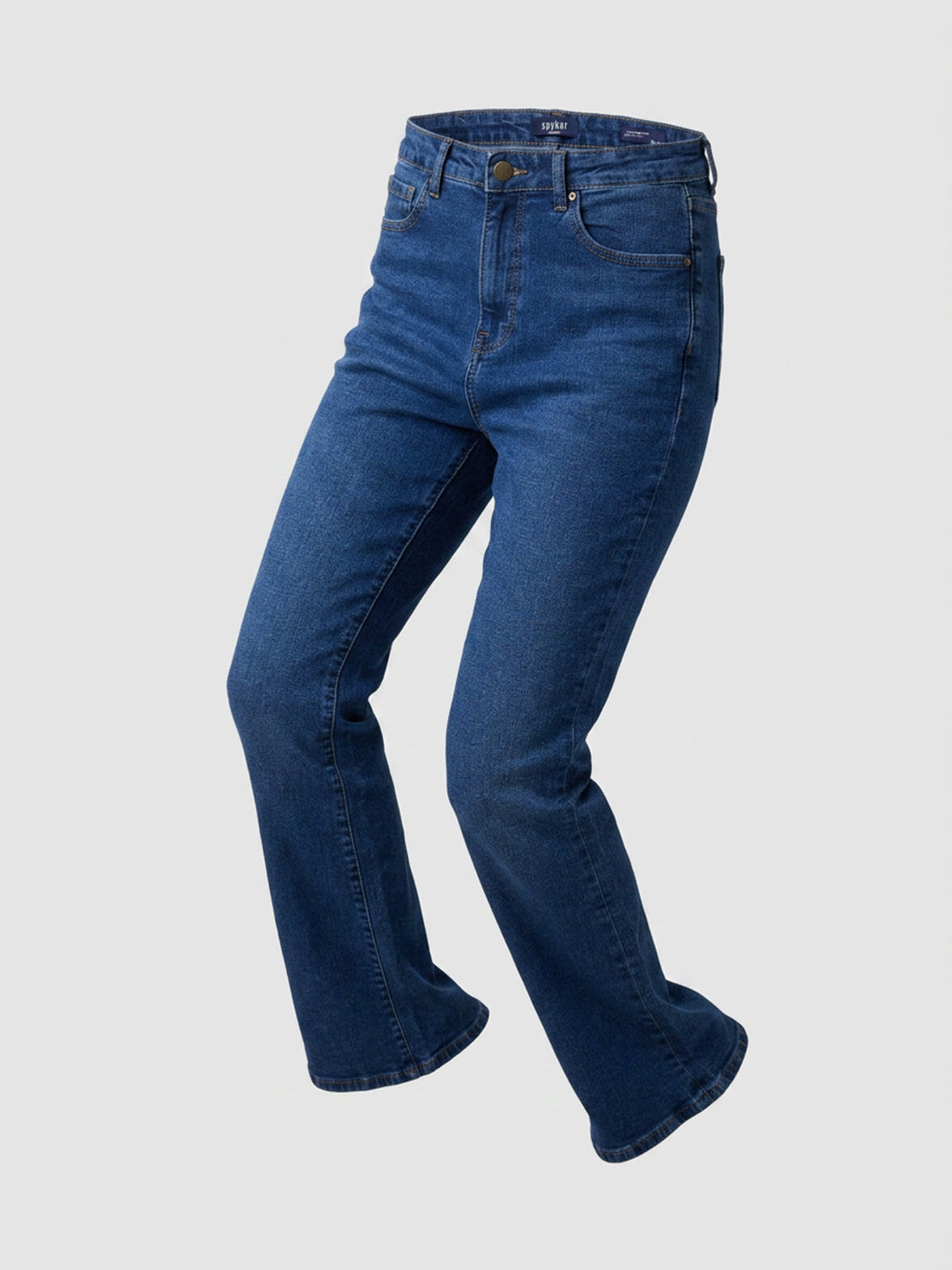 Women Elissa Jeans Boot Cut Fit Dark Blue High Rise