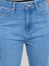 Women Elissa Jeans Boot Cut Fit Light Blue High Rise