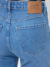 Women Elissa Jeans Boot Cut Fit Light Blue High Rise