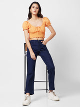 Spykar Women Straight Fit Stretchable Jeans