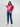 Women Emma Jeans Slim Fit Mid Blue Mid Rise