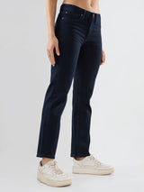Women Emma Jeans Slim Fit Dark Blue Mid Rise