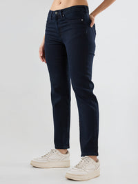 Women Emma Jeans Slim Fit Dark Blue Mid Rise
