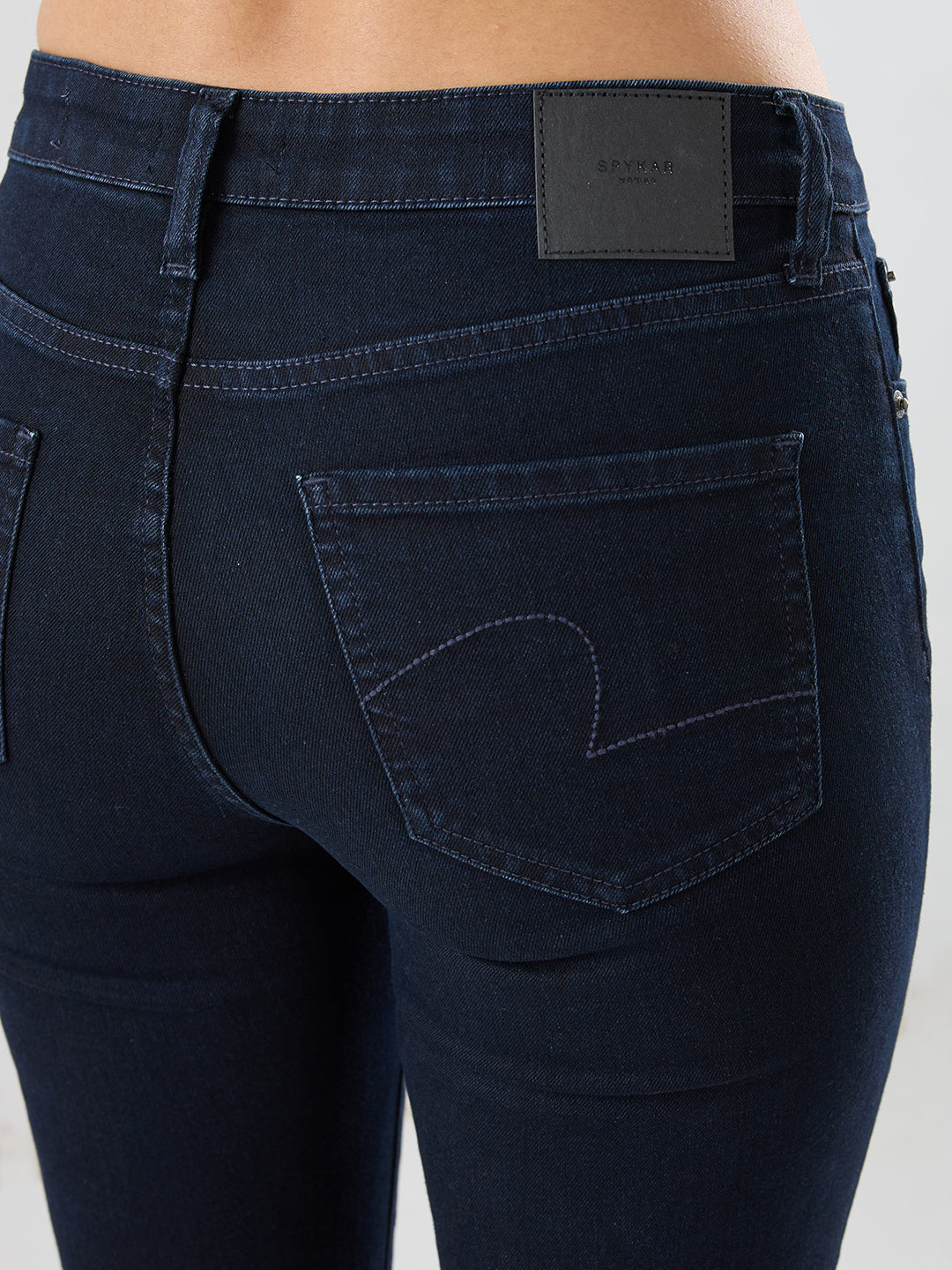 Women Emma Jeans Slim Fit Dark Blue Mid Rise