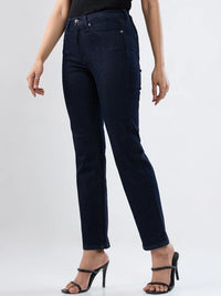 Women Emma Jeans Slim Fit Blue Mid Rise