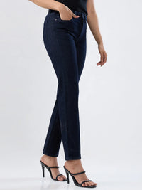 Women Emma Jeans Slim Fit Blue Mid Rise