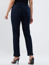 Women Emma Jeans Slim Fit Blue Mid Rise