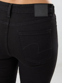 Women Emma Jeans Slim Fit Jet Black Mid Rise