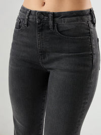 Women Emma Jeans Slim Fit Black Mid Rise