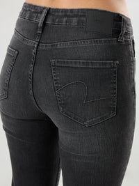 Women Emma Jeans Slim Fit Black Mid Rise