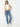 Women Emma Jeans Slim Fit Mid Blue Mid Rise