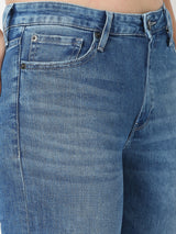 Women Emma Jeans Slim Fit Mid Blue Mid Rise
