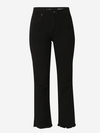 Women Emma Jeans Slim Fit Jet Black Mid Rise