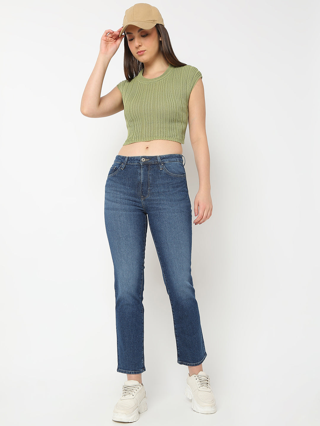 Spykar Slim Fit Light Fade Jeans For Women