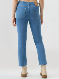 Women Emma Jeans Slim Fit Blue Mid Rise