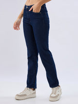 Women Emma Jeans Slim Fit Blue Mid Rise