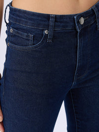 Women Emma Jeans Slim Fit Blue Mid Rise