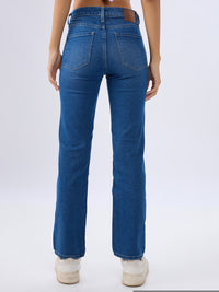 Women Emma Jeans Slim Fit Blue Mid Rise