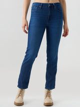 Women Emma Jeans Slim Fit Blue Mid Rise