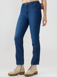 Women Emma Jeans Slim Fit Blue Mid Rise