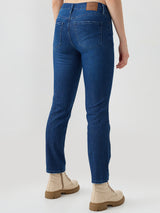 Women Emma Jeans Slim Fit Blue Mid Rise