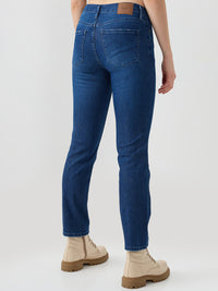 Women Emma Jeans Slim Fit Blue Mid Rise