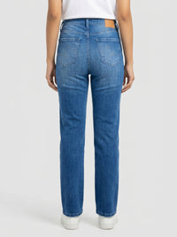 Women Emma Jeans Slim Fit Mid Blue Mid Rise