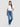 Women Emma Jeans Slim Fit Mid Blue Mid Rise