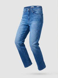 Women Emma Jeans Slim Fit Mid Blue Mid Rise