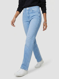 Women Emma Jeans Slim Fit Light Blue Mid Rise