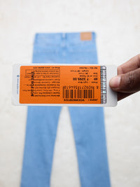 Women Emma Jeans Slim Fit Light Blue Mid Rise