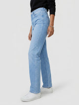 Women Emma Jeans Slim Fit Light Blue Mid Rise